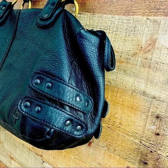 Linea Pelle Large Leather Dylan Speedy Shoulder Purse - Picture 4 of 8